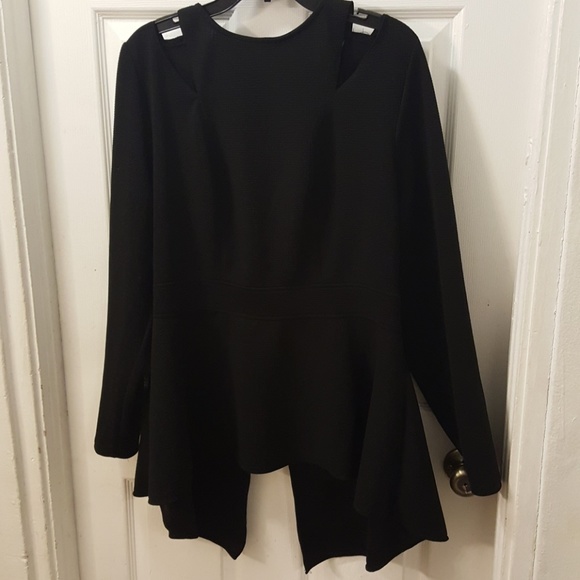 Ashley Stewart Peplum Top - Picture 2 of 3